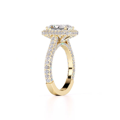 Leila Lab Grown Diamond Ring | Yellow Gold | 3