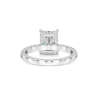 Madeline Moissanite & Lab Grown Diamond Ring | White Gold | 3