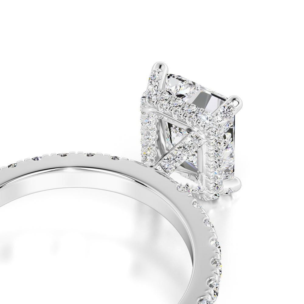 Madeline Moissanite & Lab Grown Diamond Ring | White Gold | 2