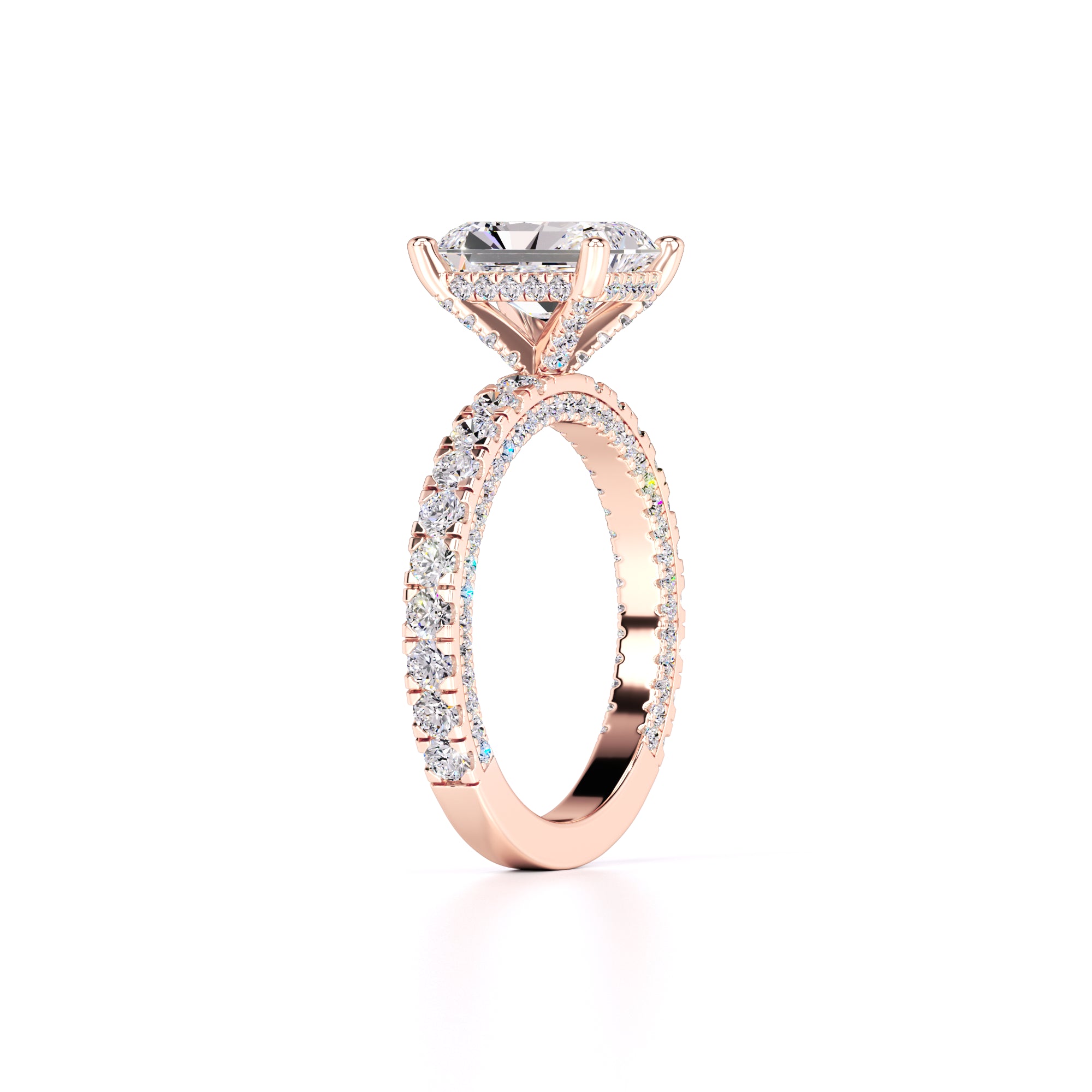 Sienna Lab Grown Diamond Ring | Rose Gold | 3