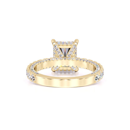 Sienna Moissanite & Lab Grown Diamond Ring | Yellow Gold | 3